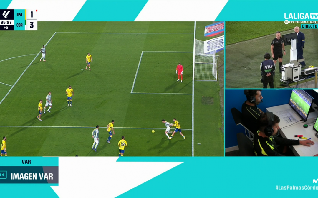 ¿Por qué intervino el VAR en el tercer gol del Córdoba?