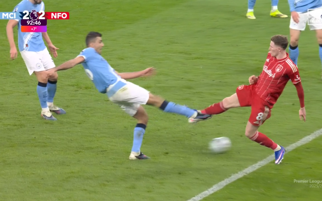 Un Manchester City – Nottingham Forest con 4 penaltis al límite