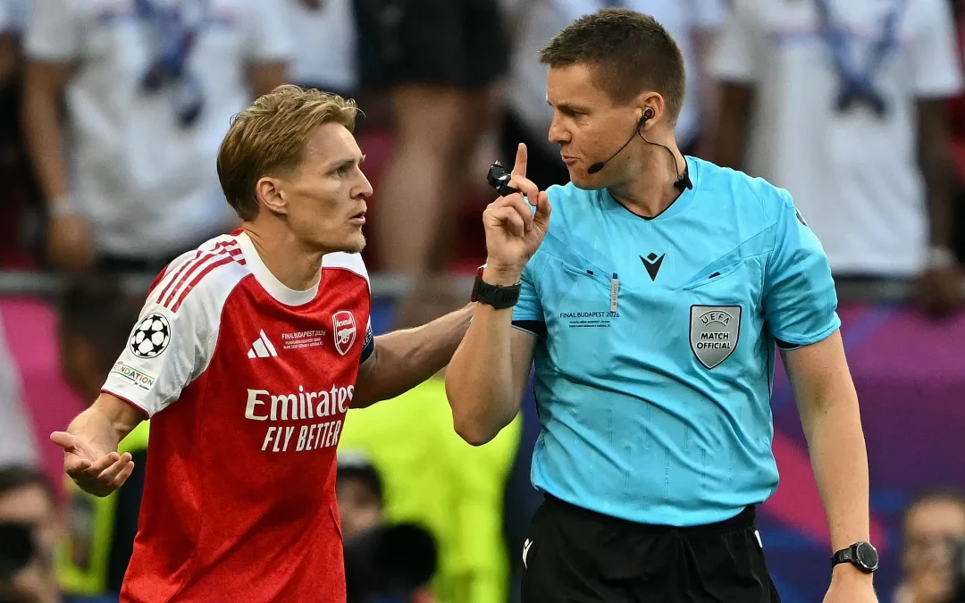 La nota de Daniel Siebert en la final de la Champions League